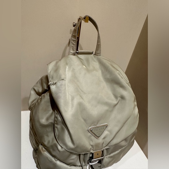 Prada Sage Green Nylon Medium Backpack - Picture 8 of 16